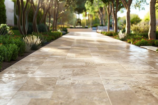 Pavé travertin: esthétique et durable